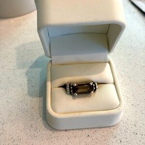 Lagos Caviar Brown Topaz Ring Size 7
